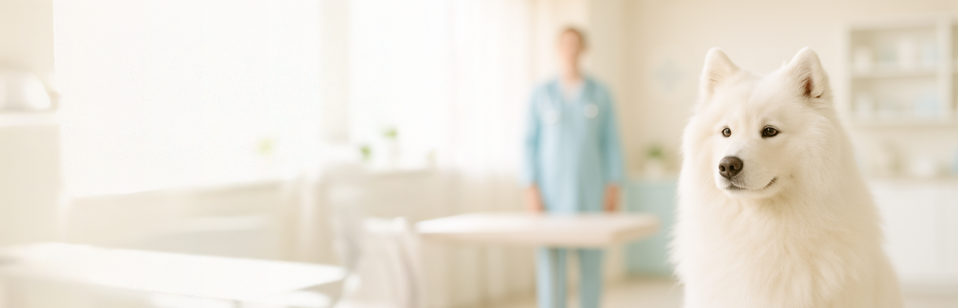 Vétérinaire avec un chien - Services vétérinaires