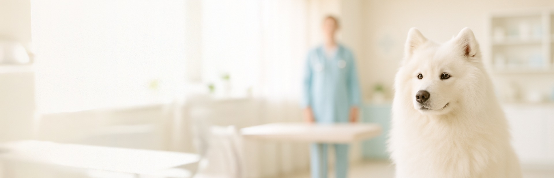 Chien et vétérinaire