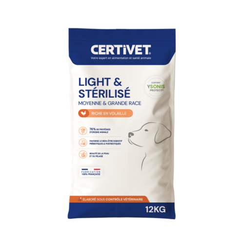 CHIEN Light et Stérilisé moyenne et grande race