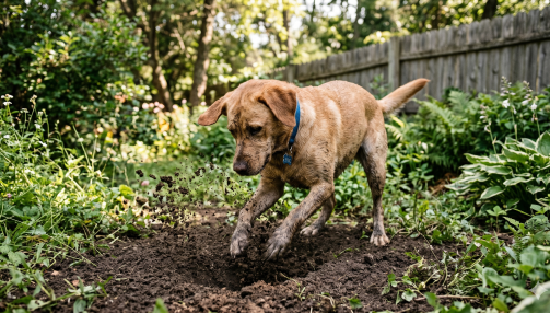 Comment empêcher mon chien de creuser ?
