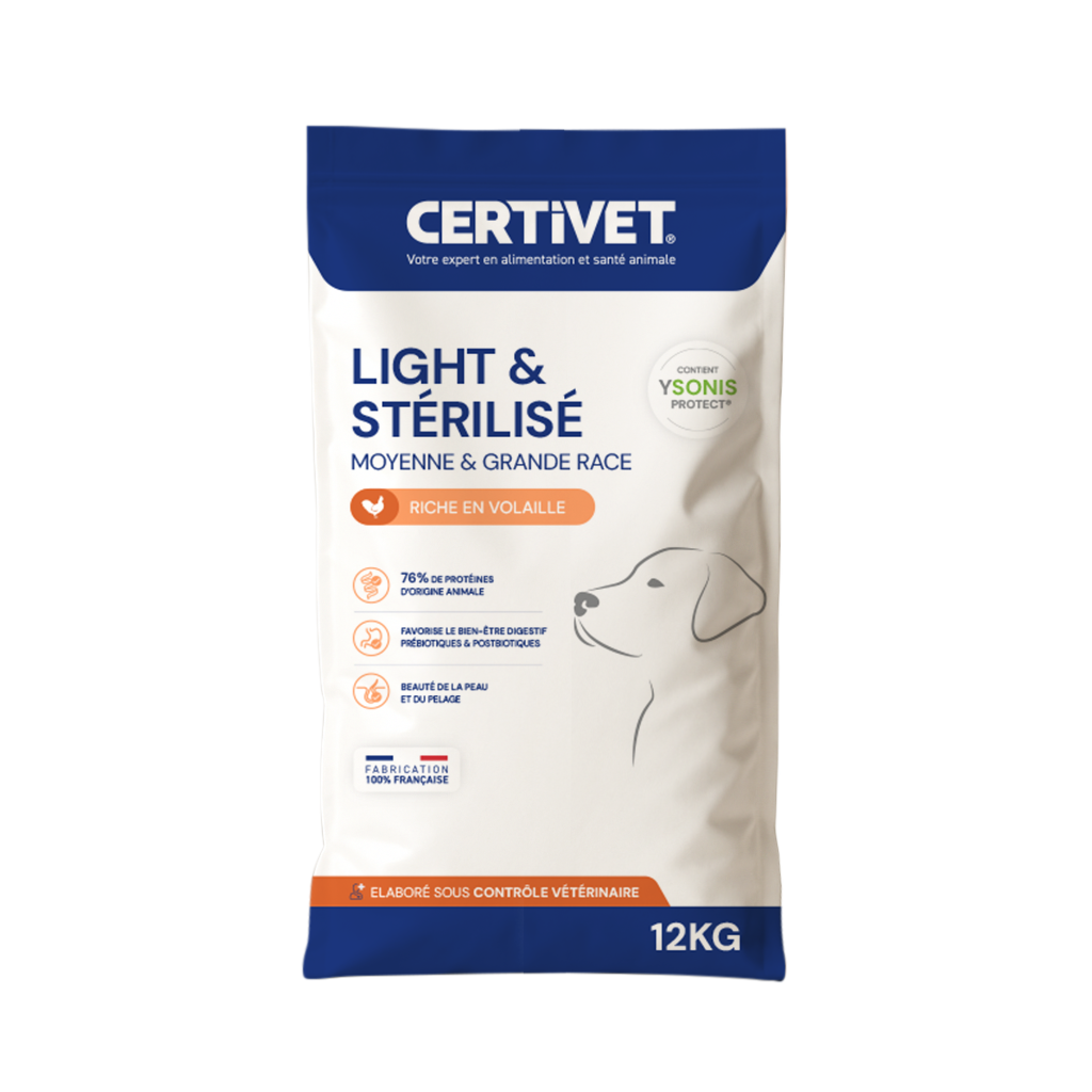 CHIEN Light et Stérilisé moyenne et grande race
